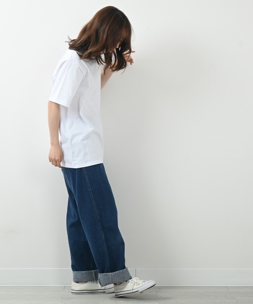 Felt-Maglietta（フェルトマリエッタ）の「[ROUXDI PERFE ルゥディパフィー]ハート柄ロゴプリントTシャツ（Tシャツ/カットソー・メンズ・ホワイト・MEDIUM/LARGE/X-LARGE）」の5枚目の写真