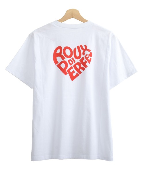 Felt-Maglietta（フェルトマリエッタ）の「[ROUXDI PERFE ルゥディパフィー]ハート柄ロゴプリントTシャツ（Tシャツ/カットソー・メンズ・ホワイト・MEDIUM/LARGE/X-LARGE）」の9枚目の写真