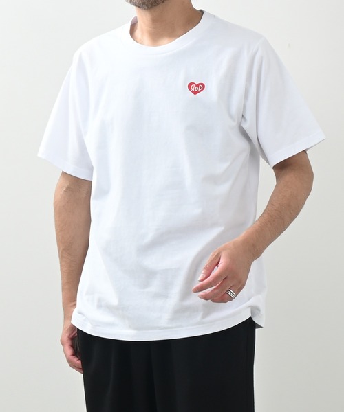 Felt-Maglietta（フェルトマリエッタ）の「[ROUXDI PERFE ルゥディパフィー]ハート柄ロゴプリントTシャツ（Tシャツ/カットソー・メンズ・ホワイト・MEDIUM/LARGE/X-LARGE）」の15枚目の写真