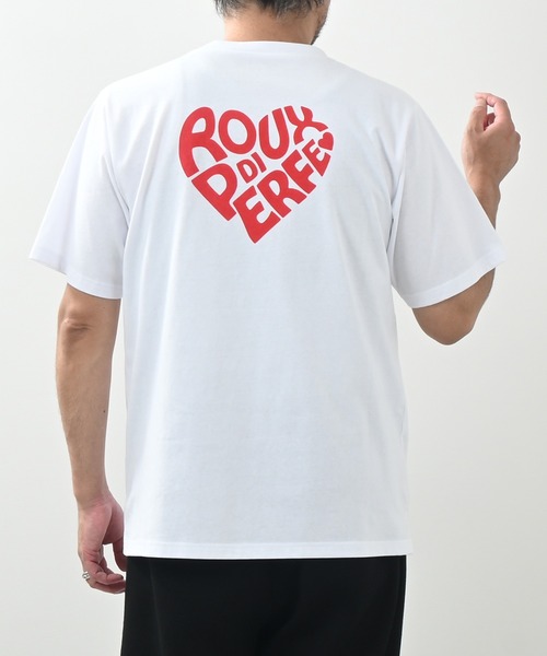 Felt-Maglietta（フェルトマリエッタ）の「[ROUXDI PERFE ルゥディパフィー]ハート柄ロゴプリントTシャツ（Tシャツ/カットソー・メンズ・ホワイト・MEDIUM/LARGE/X-LARGE）」の16枚目の写真
