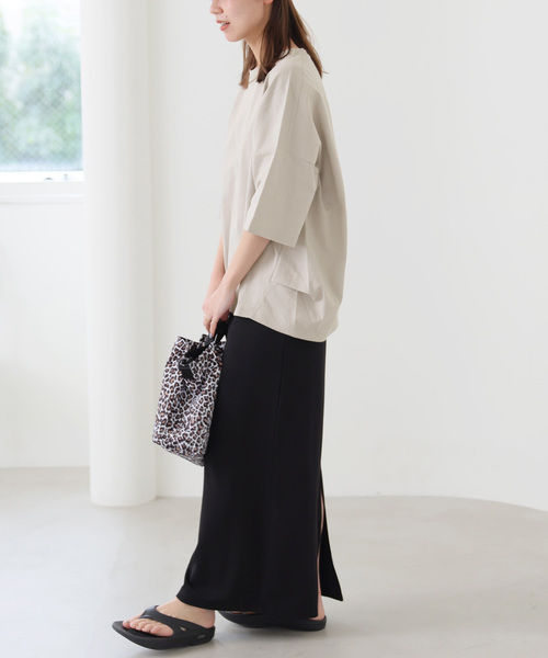 JOURNAL STANDARD relume(ジャーナルスタンダード レリューム)の「《追加》タックコクーンプルオーバー(Tシャツ/カットソー・レディース・ホワイト/ライトグレー/モスグリーン/ブラック系その他・FREE)」の22枚目の写真