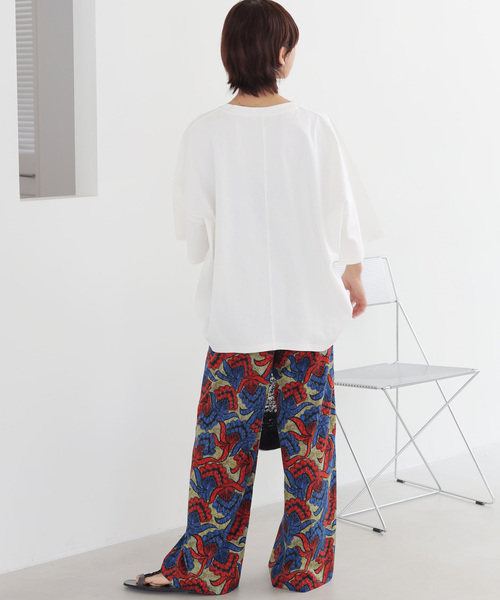 JOURNAL STANDARD relume(ジャーナルスタンダード レリューム)の「《追加》タックコクーンプルオーバー(Tシャツ/カットソー・レディース・ホワイト/ライトグレー/モスグリーン/ブラック系その他・FREE)」の14枚目の写真
