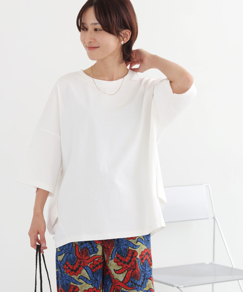 JOURNAL STANDARD relume(ジャーナルスタンダード レリューム)の「《追加》タックコクーンプルオーバー(Tシャツ/カットソー・レディース・ホワイト/ライトグレー/モスグリーン/ブラック系その他・FREE)」の13枚目の写真