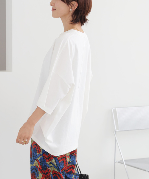JOURNAL STANDARD relume(ジャーナルスタンダード レリューム)の「《追加》タックコクーンプルオーバー(Tシャツ/カットソー・レディース・ホワイト/ライトグレー/モスグリーン/ブラック系その他・FREE)」の12枚目の写真