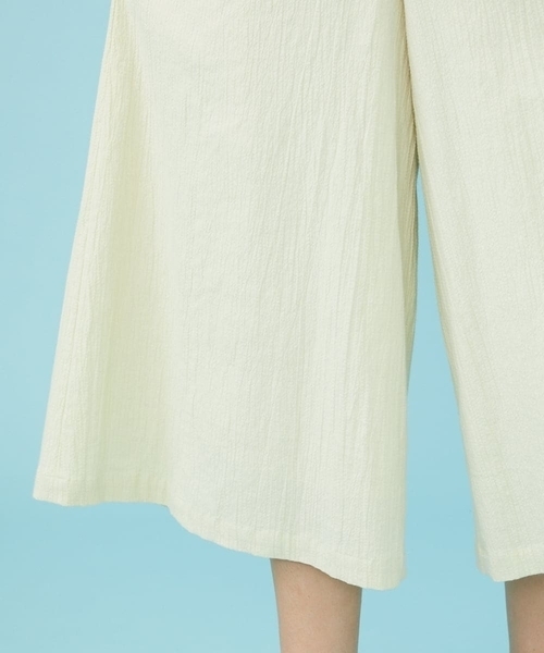 Jocomomola（ホコモモラ）の「Guijarro ワイドパンツ（その他パンツ・レディース・アイボリー/マスタード・40/42）」の5枚目の写真