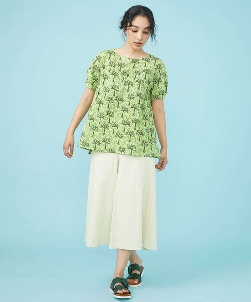 Jocomomola（ホコモモラ）の「Guijarro ワイドパンツ（その他パンツ・レディース・アイボリー/マスタード・40/42）」の13枚目の写真