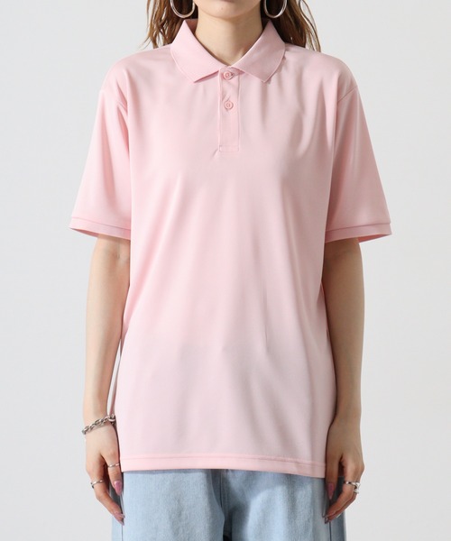 atONE(アットワン)の「atONE ベーシックドライポロシャツ(ポリジン加工)(ポロシャツ・レディース・ブラック/ライトピンク/ネイビー/ホワイト/イエロー系・LL/L/M)」の18枚目の写真