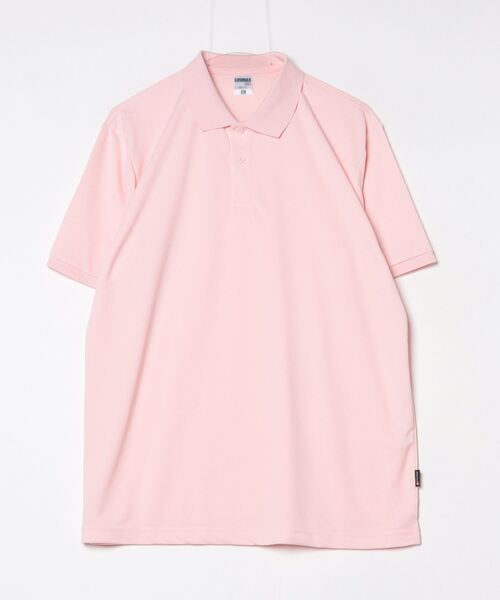 atONE(アットワン)の「atONE ベーシックドライポロシャツ(ポリジン加工)(ポロシャツ・レディース・ブラック/ライトピンク/ネイビー/ホワイト/イエロー系・LL/L/M)」の9枚目の写真