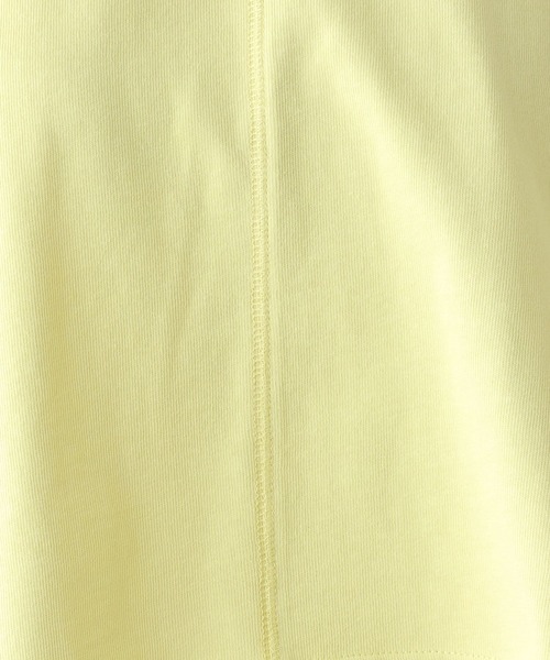 LEPSIM（レプシィム）の「テントラインショートT　117948（Tシャツ/カットソー・レディース・オフホワイト/チャコールグレー/イエロー・FREE）」の4枚目の写真