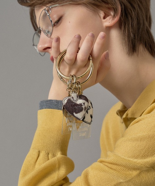 HEART MOTIF KEYRING / ハートモチーフキーリング（キーホルダー