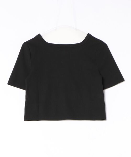 3.3 Field Trip （3.3フィールドトリップ）の「3.3 Field Trip／メタルリボンボタンＴ（Tシャツ/カットソー・レディース・ブルー/ブラック/ホワイト・FREE）」の4枚目の写真