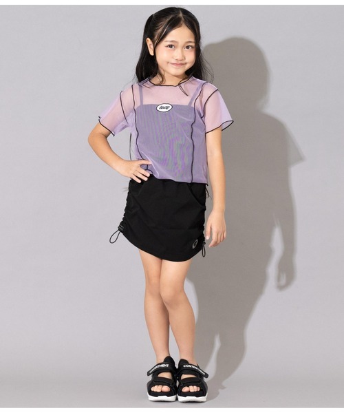 ANAP kids（アナップキッズ）の「シアーチュールトップス+