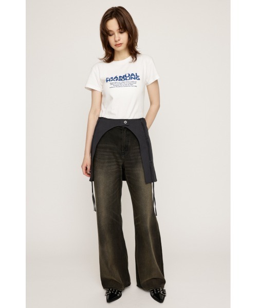 SLY（スライ）の「PLEATS LAYERED FLARE PT プリーツ レイヤード