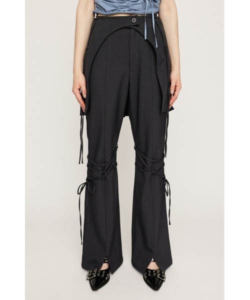 SLY（スライ）の「PLEATS LAYERED FLARE PT プリーツ レイヤード