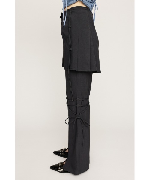 SLY（スライ）の「PLEATS LAYERED FLARE PT プリーツ レイヤード