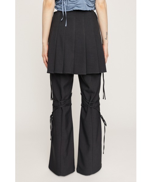 SLY（スライ）の「PLEATS LAYERED FLARE PT プリーツ レイヤード