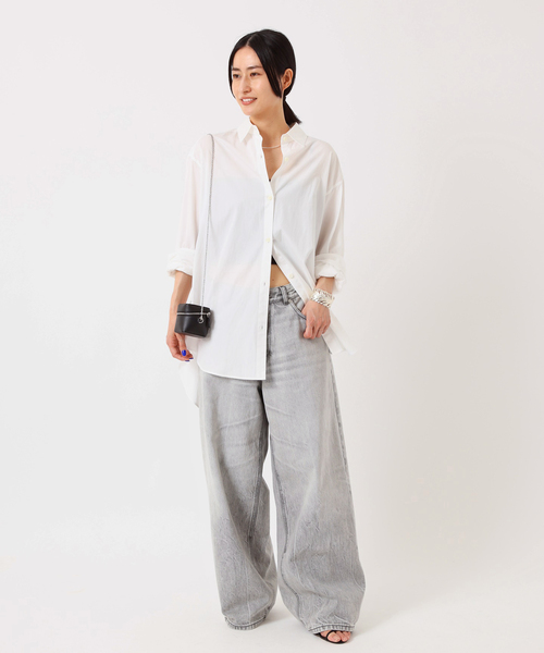 AP STUDIO（エーピーストゥディオ）の「【HAIKURE/ハイクル】BETHANY ASIAN FIT FOG GREY（デニムパンツ・レディース・ライトグレー・27/26/25/24）」の13枚目の写真