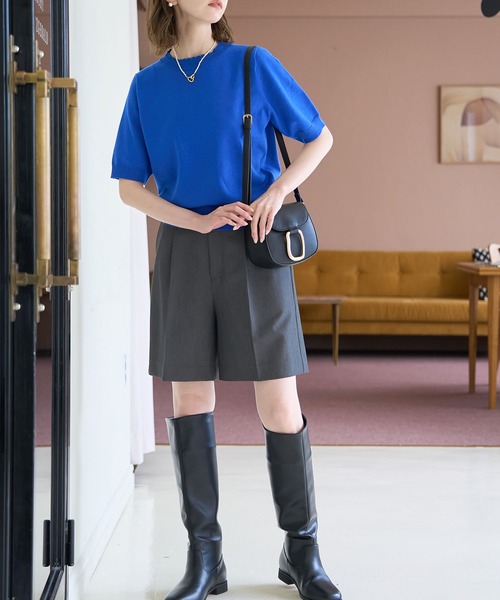 ROPE' PICNIC(ロペピクニック)の「メタルポイントミニラウンドショルダーバッグ(ショルダーバッグ・レディース・ブラック/オフホワイト・FREE)」の3枚目の写真