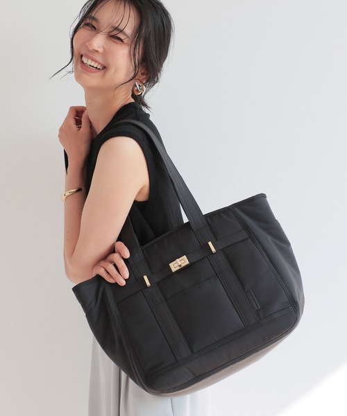 BARNYARDSTORM（バンヤードストーム）の「BARNYARDSTORM / バックル付トートL（トートバッグ・レディース・ブラック/カーキ・FREE）」の7枚目の写真