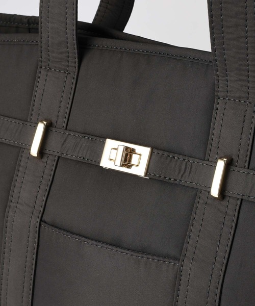 BARNYARDSTORM（バンヤードストーム）の「BARNYARDSTORM / バックル付トートL（トートバッグ・レディース・ブラック/カーキ・FREE）」の12枚目の写真