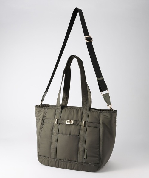 BARNYARDSTORM（バンヤードストーム）の「BARNYARDSTORM / バックル付トートL（トートバッグ・レディース・ブラック/カーキ・FREE）」の15枚目の写真