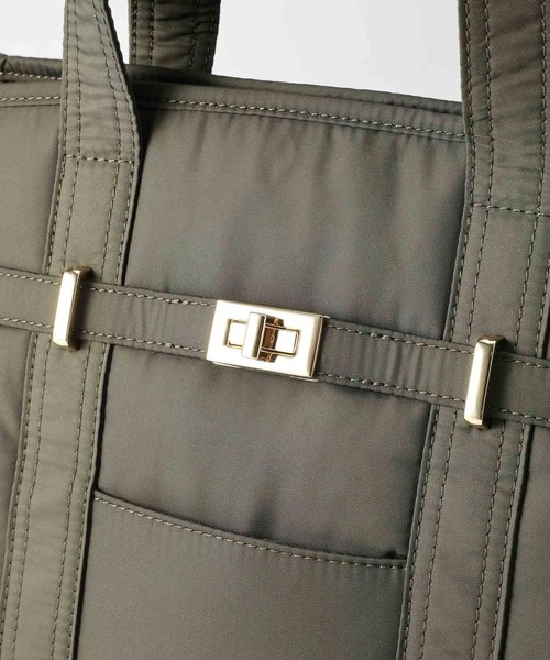 BARNYARDSTORM（バンヤードストーム）の「BARNYARDSTORM / バックル付トートL（トートバッグ・レディース・ブラック/カーキ・FREE）」の16枚目の写真