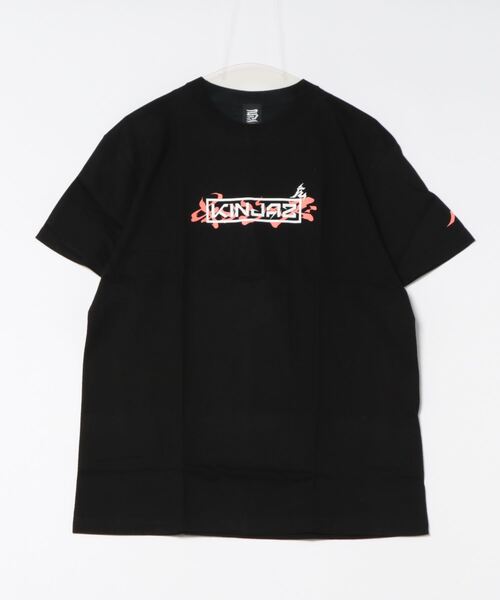 B.I.D.(ビーアイディー)の「《KINJAZ》Graphic T(Tシャツ/カットソー・メンズ・ホワイト/ブラック・LARGE/MEDIUM)」の1枚目の写真