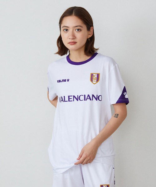 VALENCIAサッカーシャツ VALENCIANO BY KELME Clasico LACED SHIRT(レッド) KR24S210 08