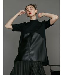 トップス UN3D. HIGH NECK CUT TOP UN3D.（アンスリード）の「HIGH NECK CUT TOP / ハイネック