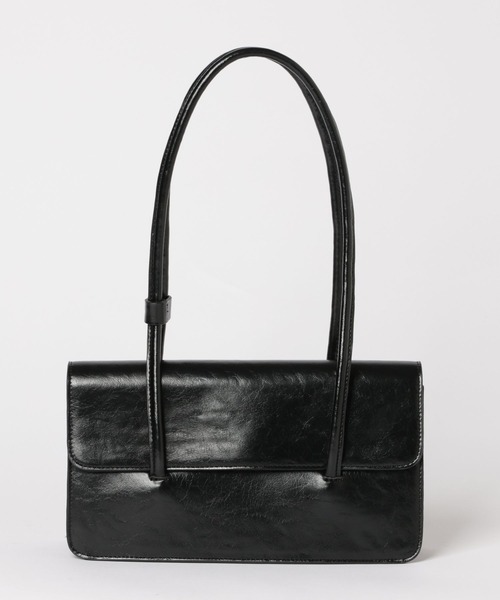 3.3 Field Trip （3.3フィールドトリップ）の「3.3 Field Trip／レザースクエアバッグ（ショルダーバッグ・レディース・シルバー/ライトグリーン/ブラック・ONE SIZE）」の22枚目の写真