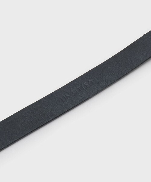 UNTITLED（アンタイトル）の「【本革 旬トレンド】ナローベルト（ベルト・レディース・ブラック・99）」の6枚目の写真