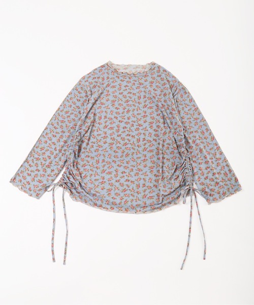 WC(ダブル シー)の「花柄メロウトップス(Tシャツ/カットソー・レディース・ブルー/アイボリー・FREE)」の21枚目の写真