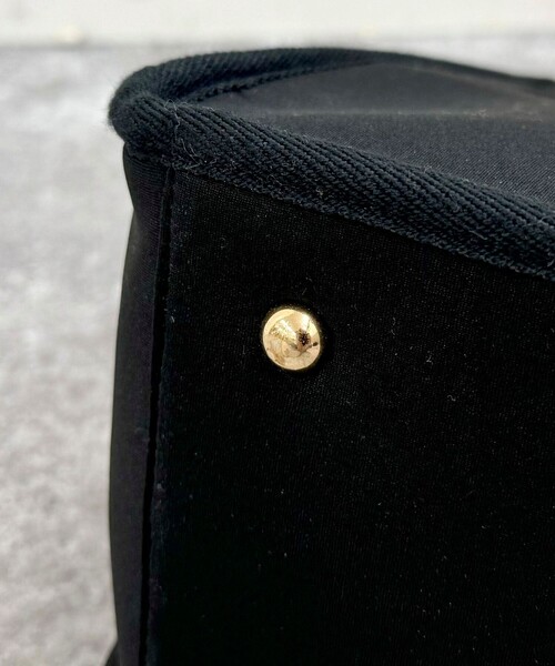 fredy emue（フレディエミュ）の「スポンジクロステープショルダートートバック（トートバッグ・レディース・ブラック/ベージュ・FREE）」の17枚目の写真