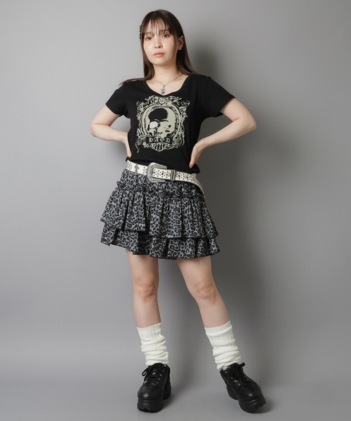 Anthropologie NIA ベンチュラ レオパード サテン ミニスカート NIA Ventura Leopard Satin Mini Skirt | Anthropologie