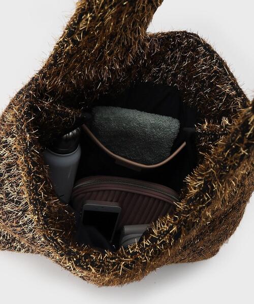 GALLEST（ギャレスト）の「グリッタートートBAG（トートバッグ・レディース・ゴールド/シルバー・00）」の5枚目の写真