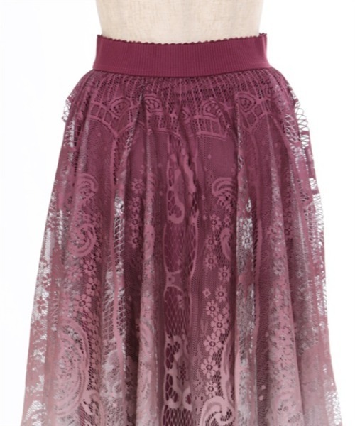 axesfemmeグラデレースサーキュラースカート axes femme｜グラデレースサーキュラーSK | Rakuten Fashion