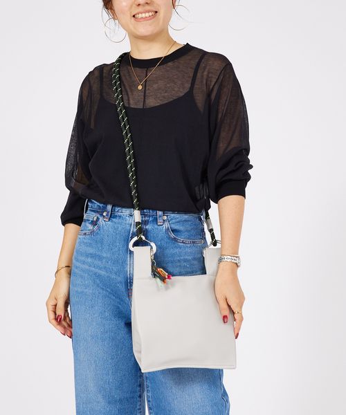 ABAHOUSE（アバハウス）の「【 cheek/チーク】code 2way shoulder チークコード2WAYショルダー（ショルダーバッグ・メンズ・アイボリー/グリーン/ブルー/ブラック・フリー）」の19枚目の写真