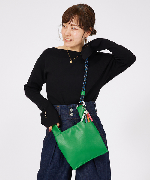 ABAHOUSE（アバハウス）の「【 cheek/チーク】code 2way shoulder チークコード2WAYショルダー（ショルダーバッグ・メンズ・アイボリー/グリーン/ブルー/ブラック・フリー）」の22枚目の写真