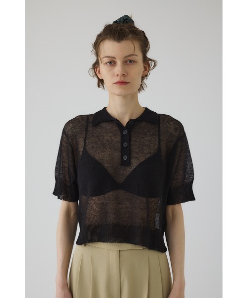 RIM.ARK リムアーク Mohair polo knit RIM.ARK | Mohair polo knit (KNITWEAR ) |RIM.ARK ONLINE STORE