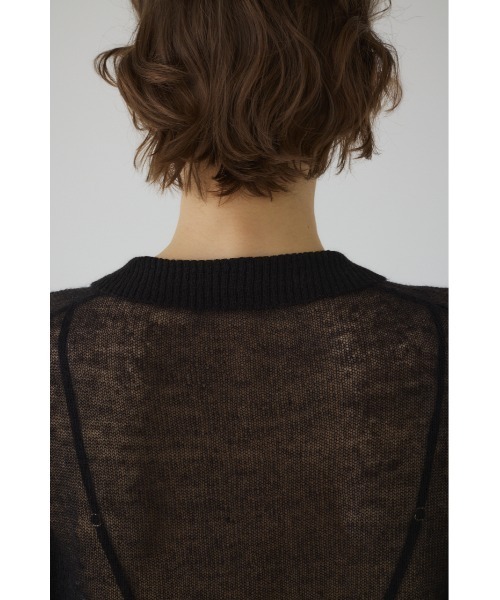 RIM.ARK（リムアーク）の「Mohair mix polo knit モヘアミックス