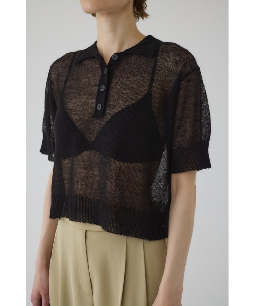 RIM.ARK リムアーク Mohair polo knit RIM.ARK | Mohair polo knit (KNITWEAR ) |RIM.ARK ONLINE STORE