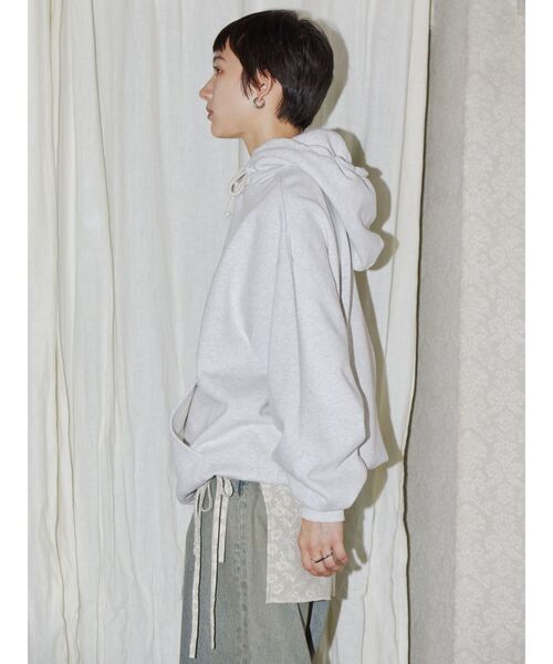 VEQUM（VEQUM）の「【VEQUM】LOOSE SWEAT HOODIE（スウェット・レディース・ブラウン/グレー/ブラック・FREE）」の7枚目の写真
