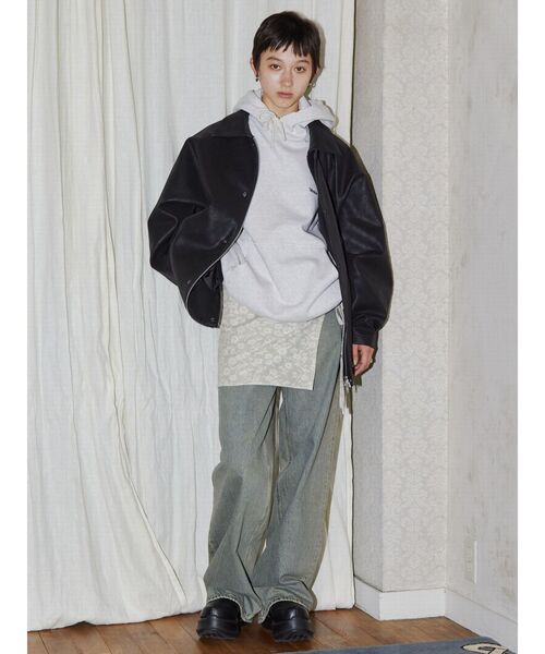 VEQUM（VEQUM）の「【VEQUM】LOOSE SWEAT HOODIE（スウェット・レディース・ブラウン/グレー/ブラック・FREE）」の10枚目の写真