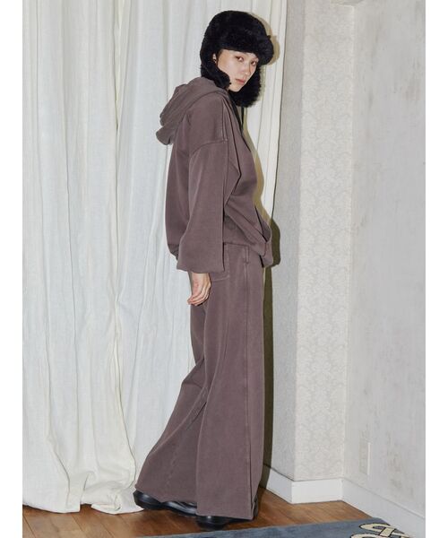 VEQUM（VEQUM）の「【VEQUM】LOOSE SWEAT HOODIE（スウェット・レディース・ブラウン/グレー/ブラック・FREE）」の17枚目の写真