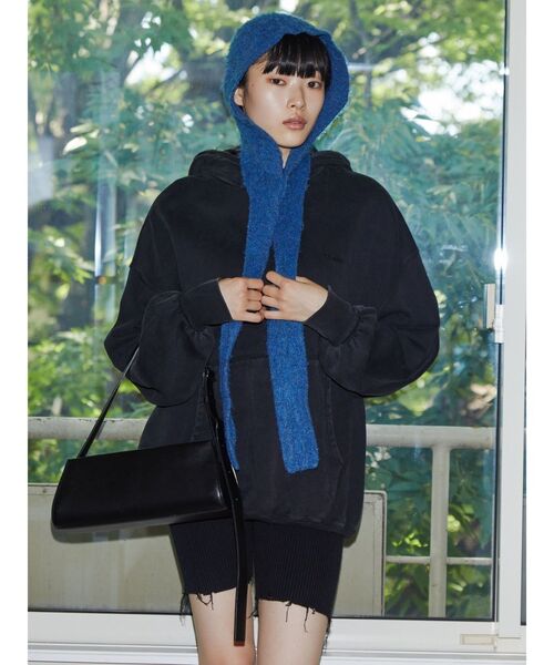 VEQUM（VEQUM）の「【VEQUM】LOOSE SWEAT HOODIE（スウェット・レディース・ブラウン/グレー/ブラック・FREE）」の21枚目の写真