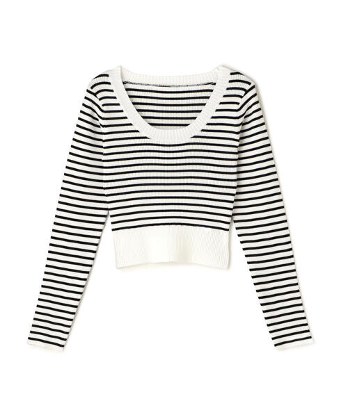 FREE'S MART(フリーズマート)の「〈洗える〉マシンウォッシャブルUネックニット(ニット/セーター・レディース・ホワイト系その他/オレンジ/グレー/ブラック/ホワイト・FREE)」の17枚目の写真