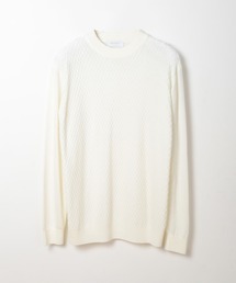 MEN'S BIGI | 12Gジャカードモックネックニット(ニット/セーター)
