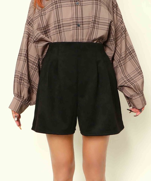 GORGE(ゴージ)の「スエードポンチショートパンツ(その他パンツ・レディース・ブラック/ブラウン/チャコールグレー・F)」の7枚目の写真