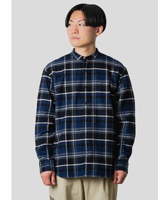 STUDIOUS ビッグチェックオープンカラーシャツ ステュディオス ビッグチェックオープンカラーシャツ / STUDIOUS