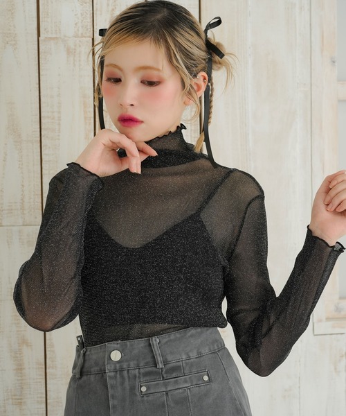 DearMyLoveRose（ディアマイラブローズ）の「ラメシアートップス（T